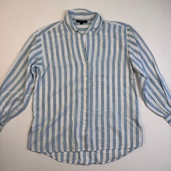 NWT banana republic oversized linen blend top Size small - Picture 3 of 10